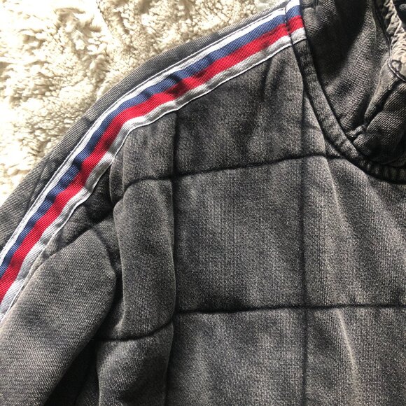 Free People Sports Rib Dolman Quilted Jacket with Stripes - Picture 3 of 5